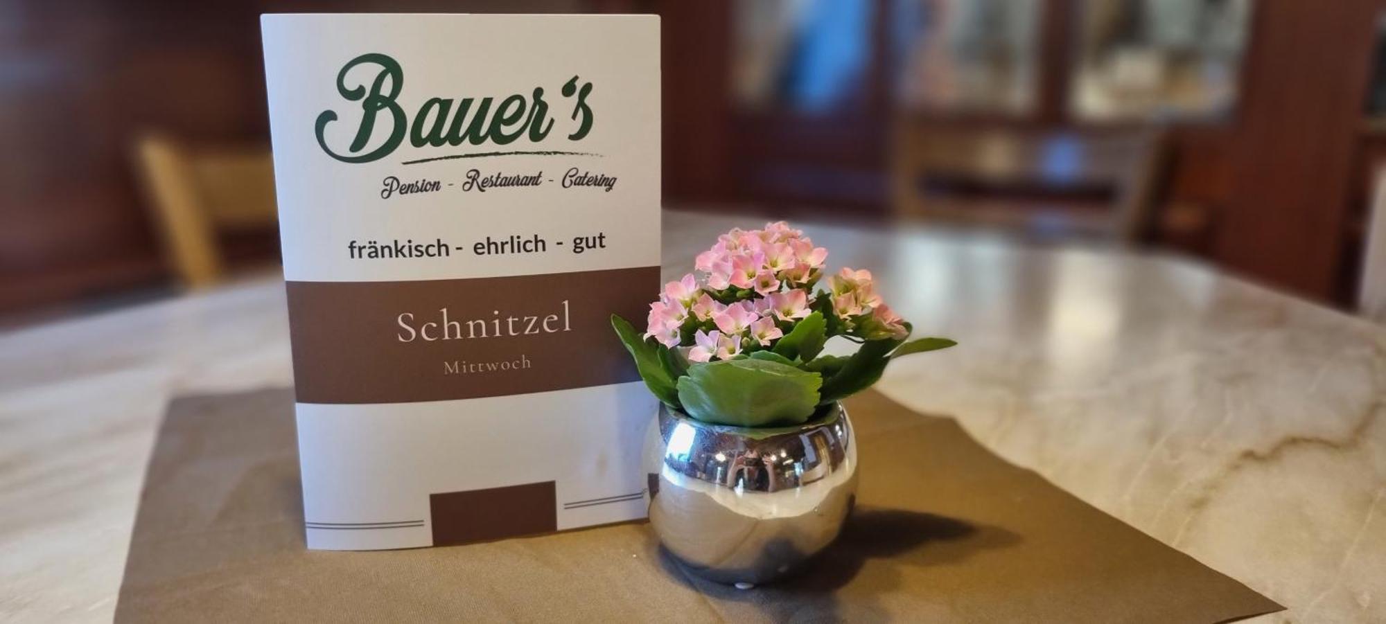 Bauer'S Pension-Restaurant-Catering Grosshabersdorf Exteriör bild